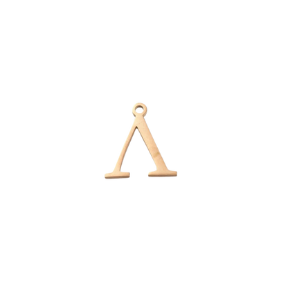 Transparent view of the Gold Greek Life Charms | Lambda