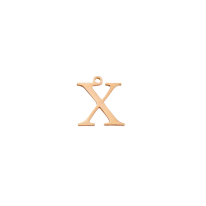 Transparent view of the Gold Greek Life Charms | Xi