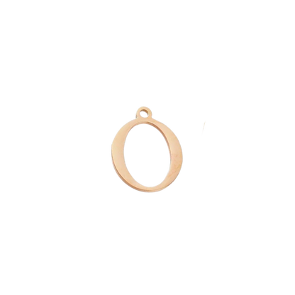 Transparent view of the Gold Greek Life Charms | Omicron
