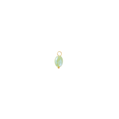 Gold Sea Glass Iridescent Glass Charms | Assorted