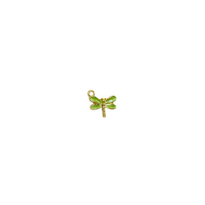Gold Dragonfly Charm