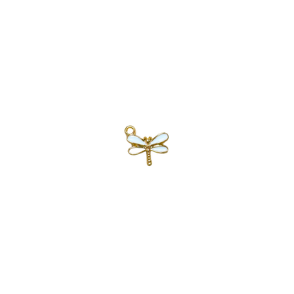 Gold Dragonfly Charm