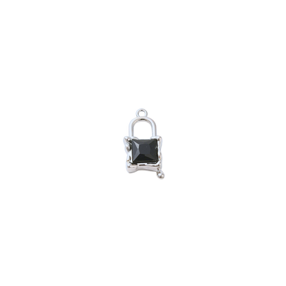 Silver Melting Glass Charm | Assorted