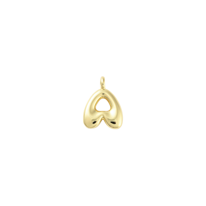 Gold Bubble Initial Letter | Alphabet Charm