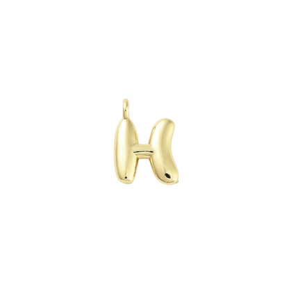 Gold Bubble Initial Letter | Alphabet Charm