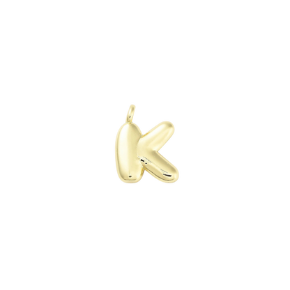 Gold Bubble Initial Letter | Alphabet Charm