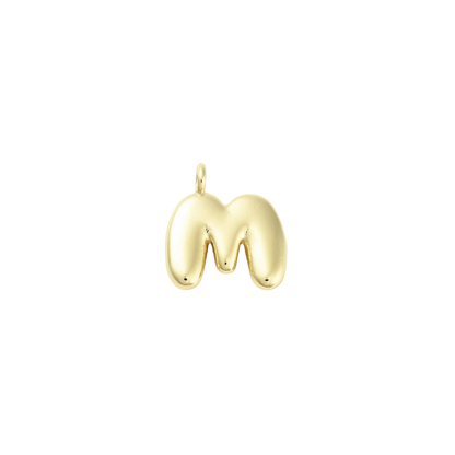 Gold Bubble Initial Letter | Alphabet Charm