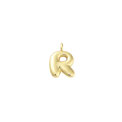 Gold Bubble Initial Letter | Alphabet Charm