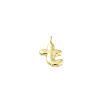 Gold Bubble Initial Letter | Alphabet Charm