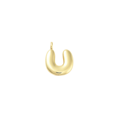 Gold Bubble Initial Letter | Alphabet Charm