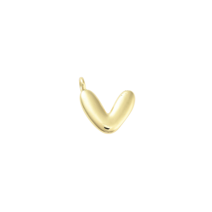 Gold Bubble Initial Letter | Alphabet Charm