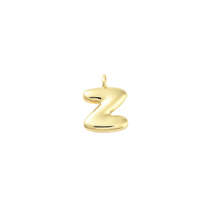 Gold Bubble Initial Letter | Alphabet Charm