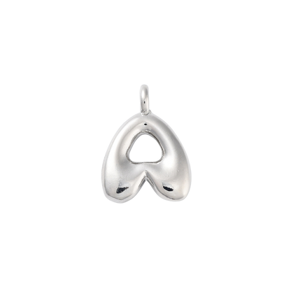 Silver Bubble Initial Letter | Alphabet Charm