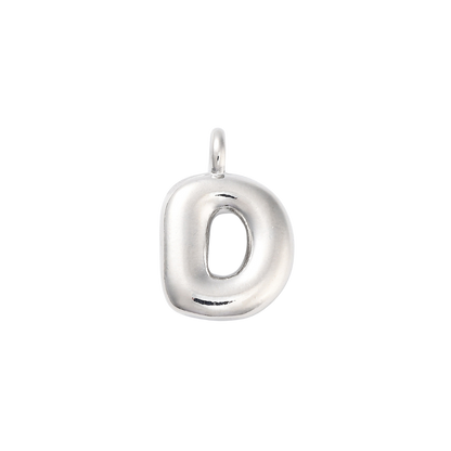 Silver Bubble Initial Letter | Alphabet Charm