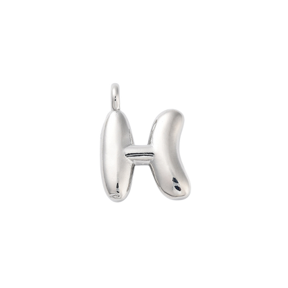 Silver Bubble Initial Letter | Alphabet Charm