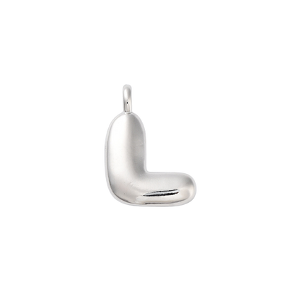 Silver Bubble Initial Letter | Alphabet Charm