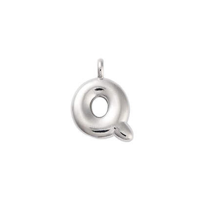 Silver Bubble Initial Letter | Alphabet Charm