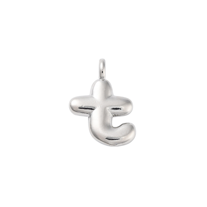 Silver Bubble Initial Letter | Alphabet Charm
