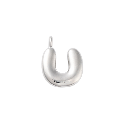 Silver Bubble Initial Letter | Alphabet Charm