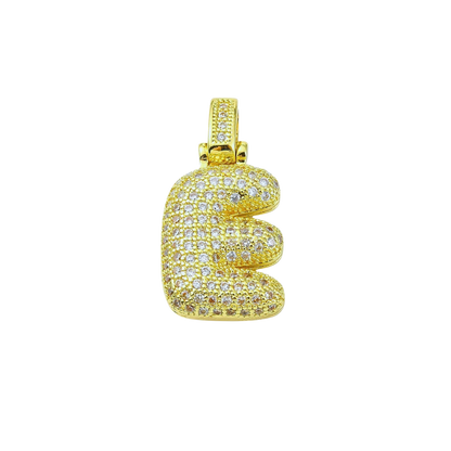 Gold Rhinestone Bubble Initial Letter | Alphabet Charms