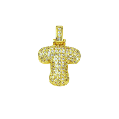 Gold Rhinestone Bubble Initial Letter | Alphabet Charms