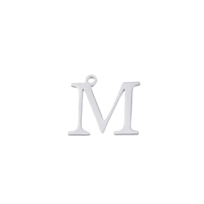 Transparent view of the Silver Greek Life Charms | Mu
