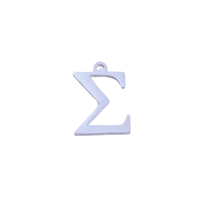Transparent view of the Silver Greek Life Charms | Sigma