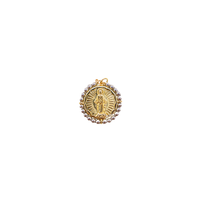 Gold and Silver Christian Charm