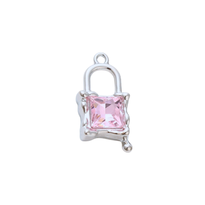 Silver Melting Glass Charm | Assorted