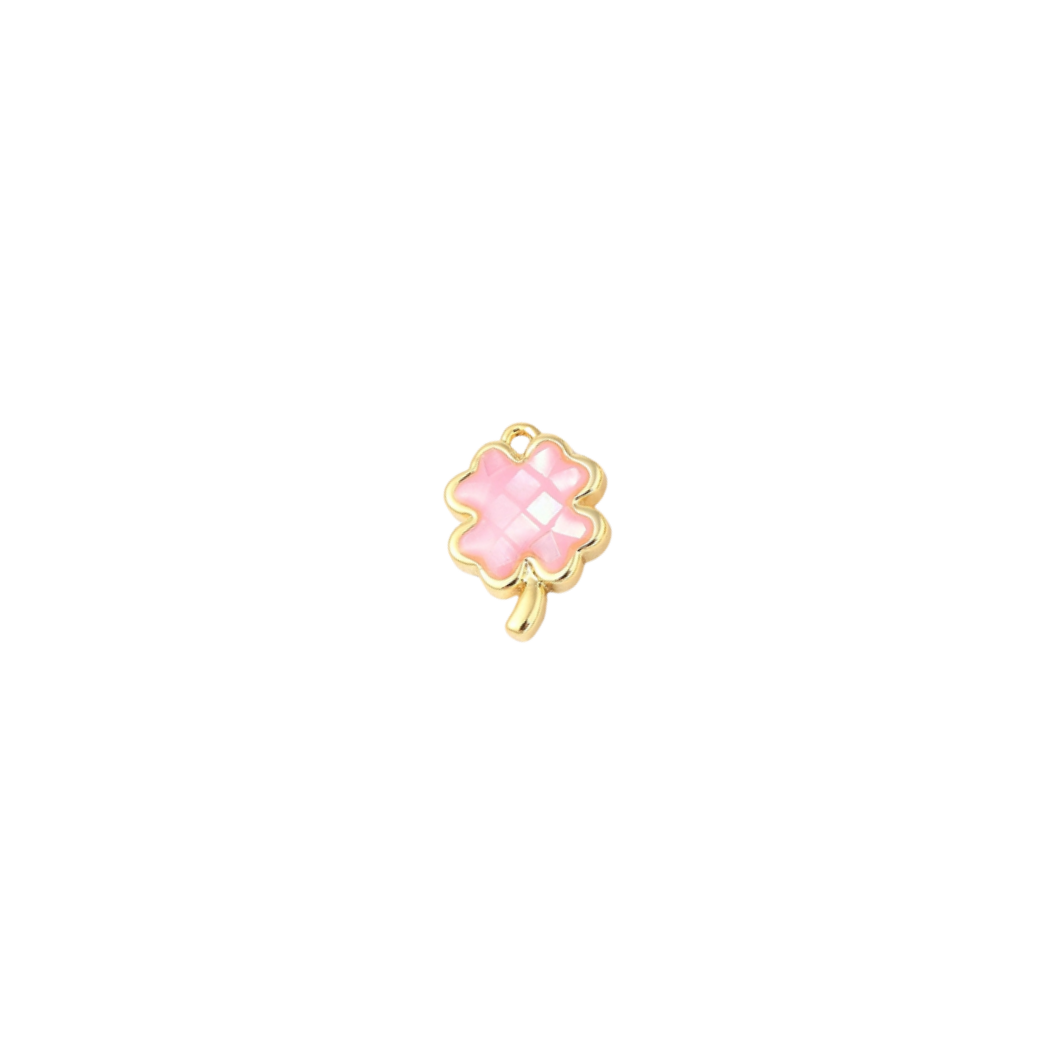 Gold Mystic Clover Charm