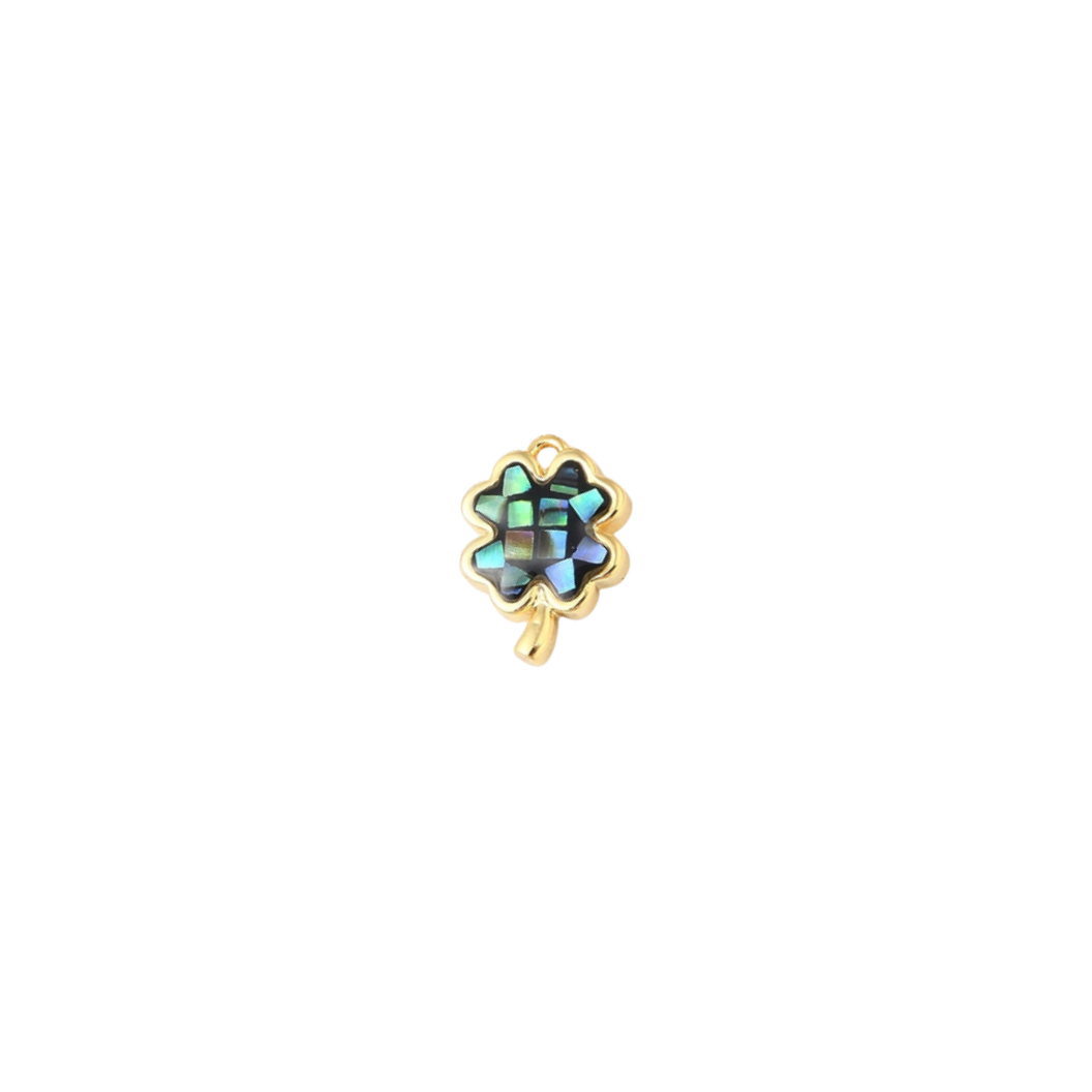 Gold Mystic Clover Charm
