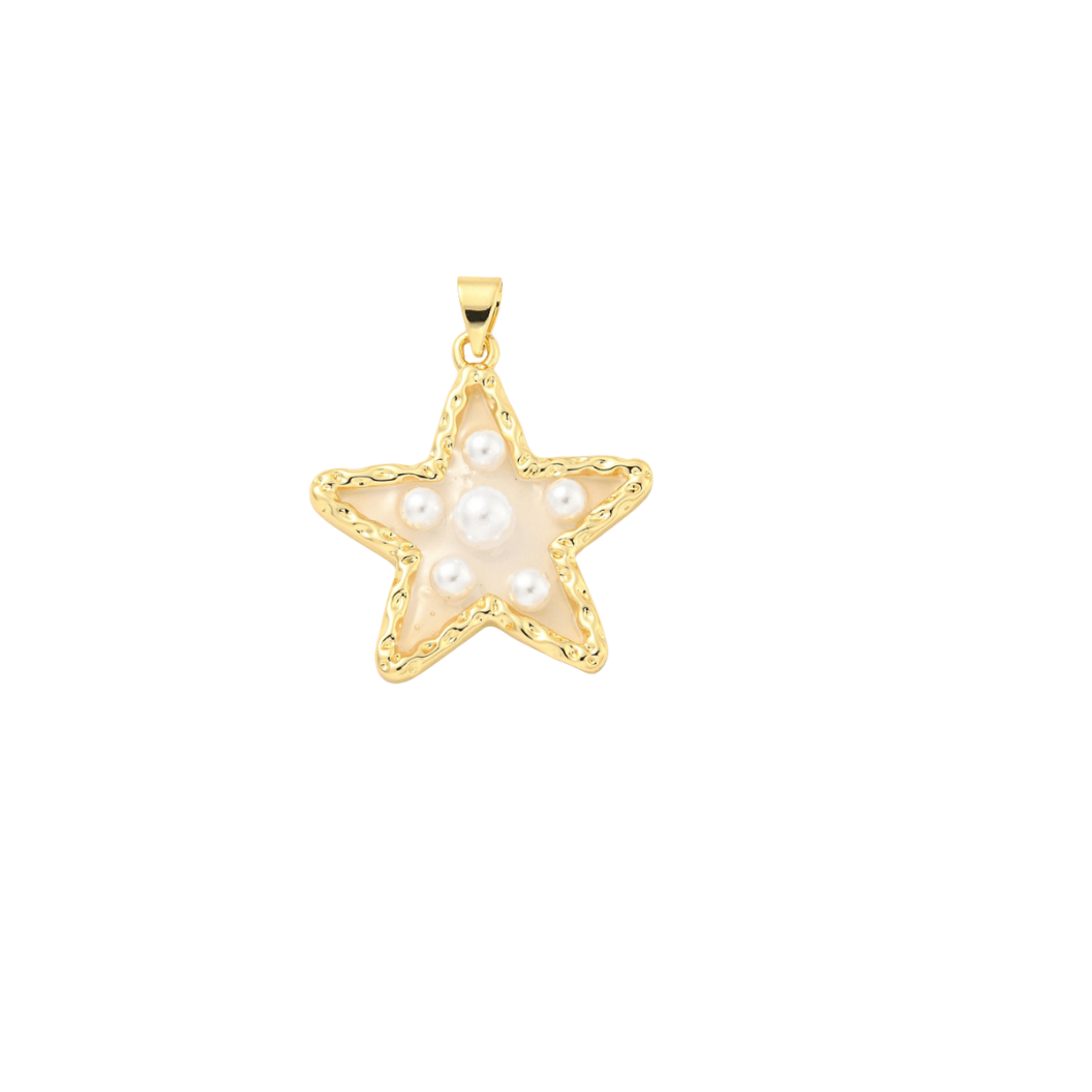 Gold Radiant Night Star Grande Charm