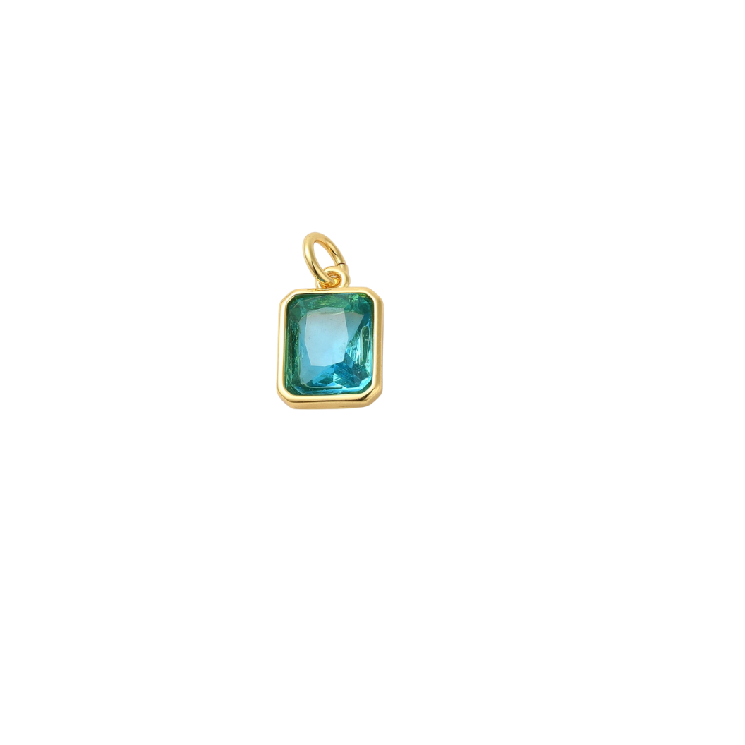 Gold Sky Blue Radiance Charm