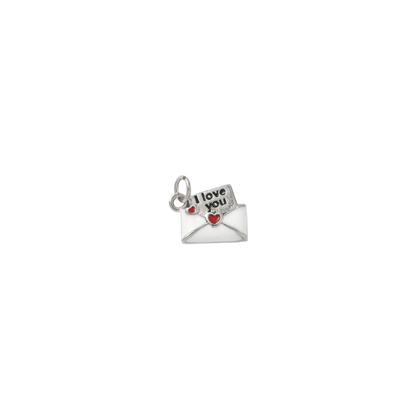 Silver I Love You Letter Charm