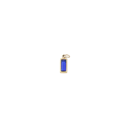 Gold Jewel Gemstone Charm - Waterproof Stainless Steel - Assorted