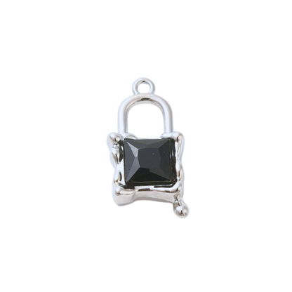 Silver Melting Glass Charm | Assorted