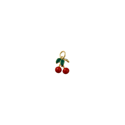 Transparent view of the Gold Sweet Cherry Duo Charm