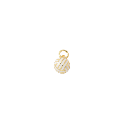 Gold Spike Volleyball Charm