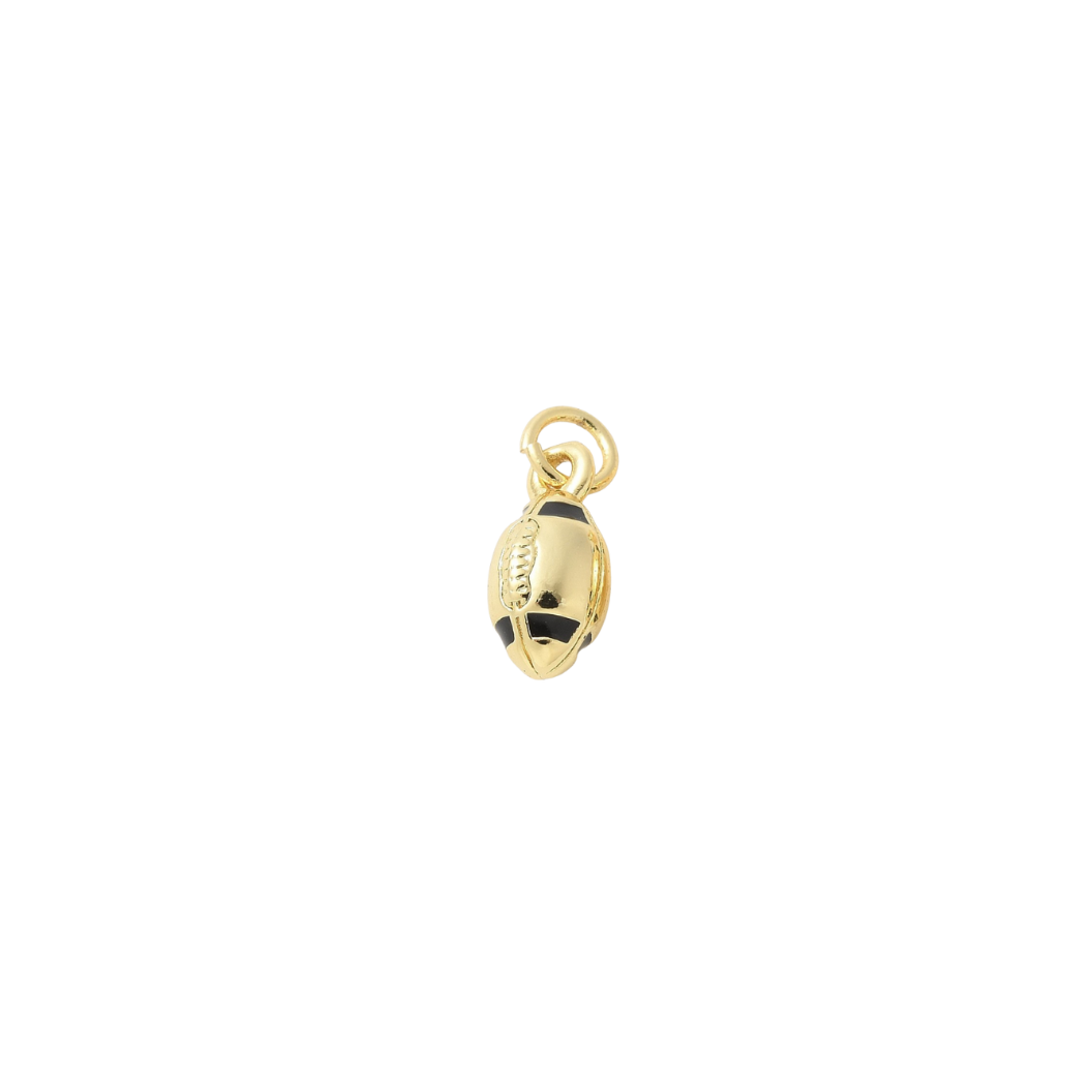 Transparent view of the Gold Victory Football Charm