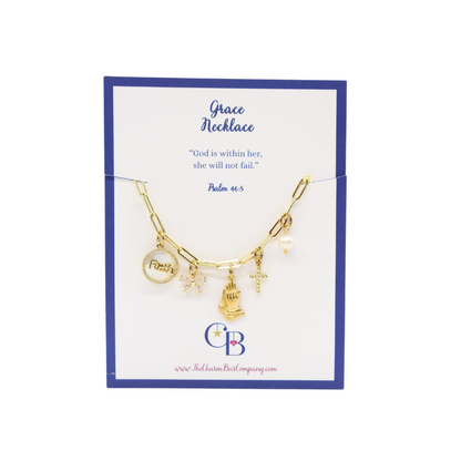 Front view of the Grace Necklace