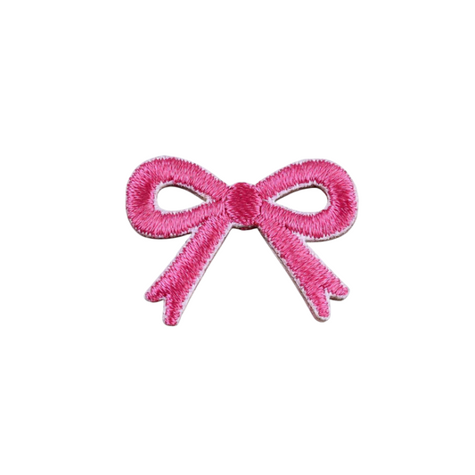 Self-Adhesive Bowknot Patch, Hot Pink