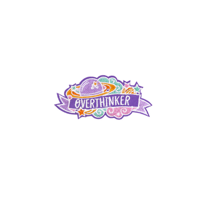 Front view of the Overthinker Galaxy Patch
