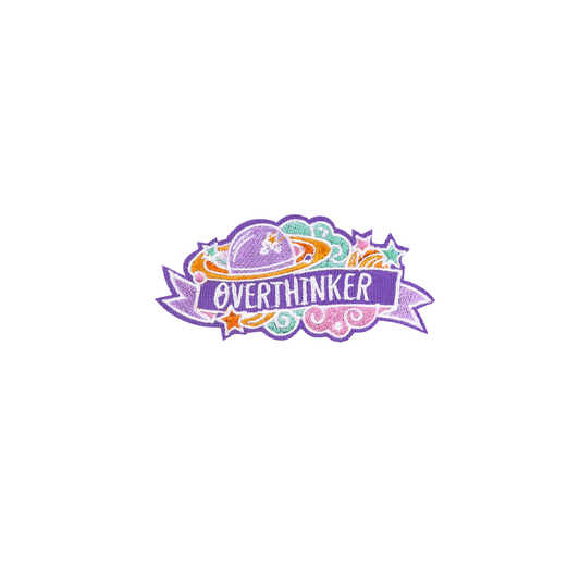 Front view of the Overthinker Galaxy Patch
