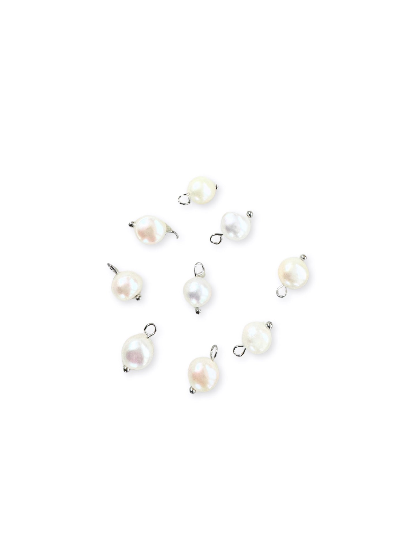 * Silver Freshwater Pearl Charm - Assorted