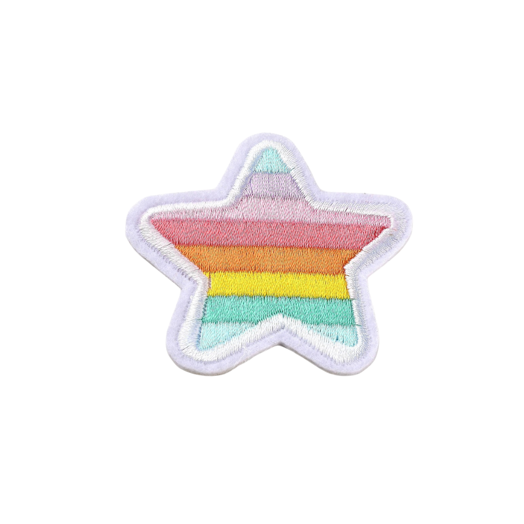 Multicolor Star Patch Colorful Star Patch – The Charm Bar Company Retail