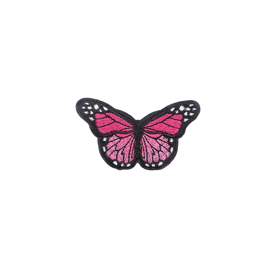 Front view of the Pink Butterfly Patch
