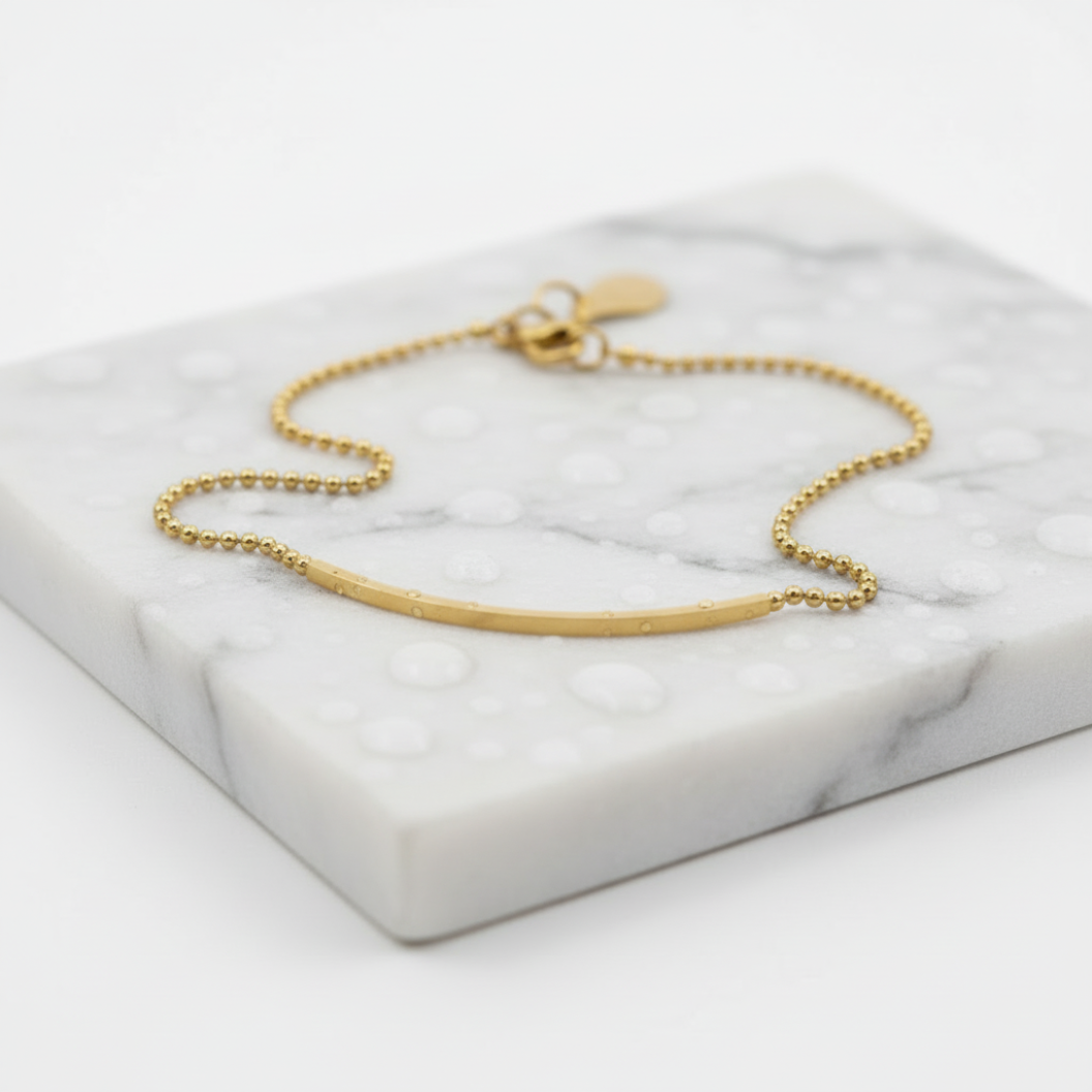Gold Chain Anklet | Waterproof, Hypoallergenic & Tarnish Resistant