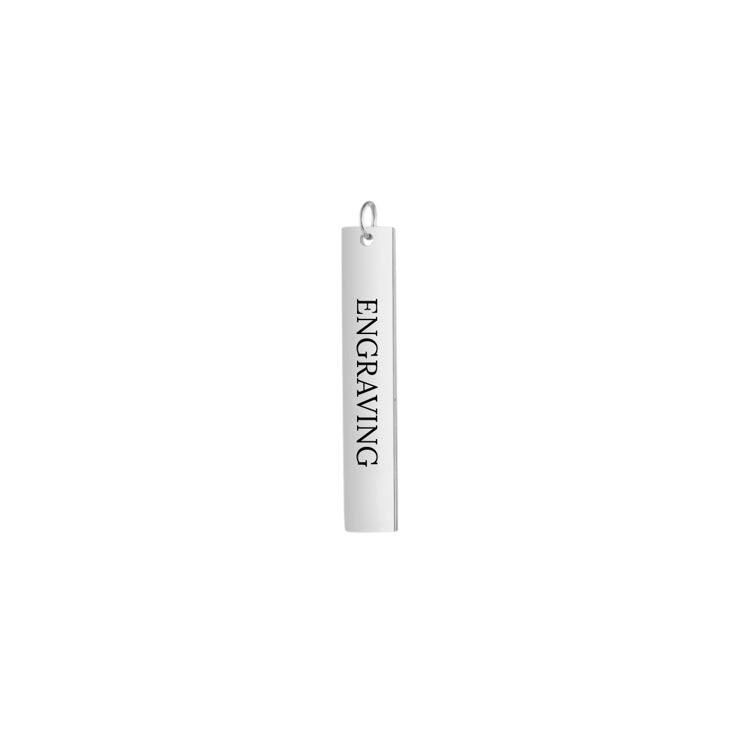 White cylindrical object with a hook on a white background