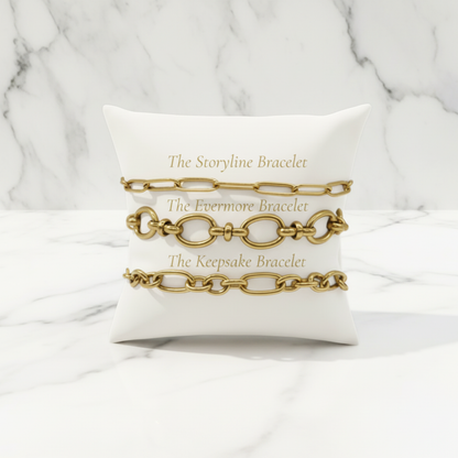 Gold Evermore Bracelet | Waterproof, Hypoallergenic & Tarnish Resistant