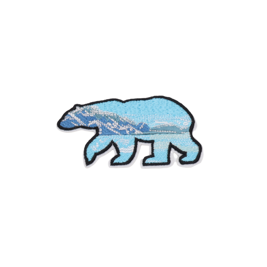 Front view of the Polar Bear - Snow Patch